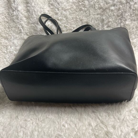 Michael Kors Jet Set  Leather Black textured Travel tote bag gold tone H… - Picture 10 of 16